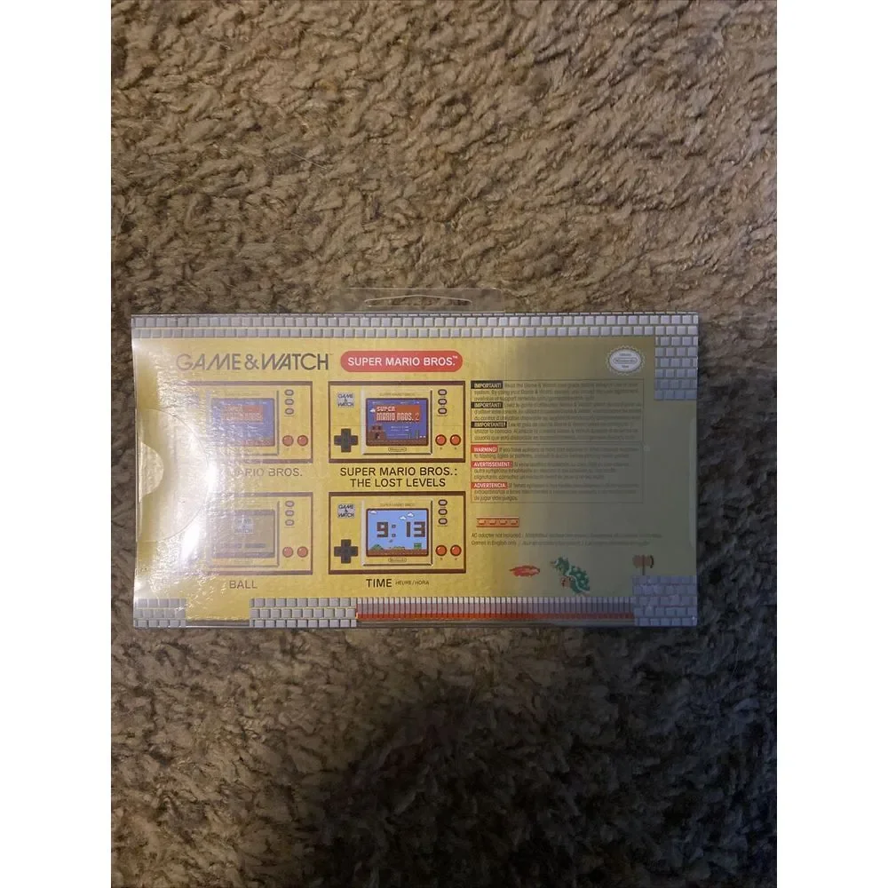 Nintendo Game & Watch Super Mario‎ Bros Handheld Retro and Color Screen System!
